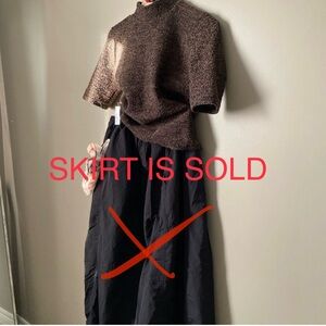 Zara Brown Knit Top S